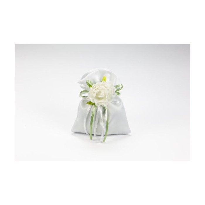 SACCHETTO PIATTO RASO 10XH12 BIANCO